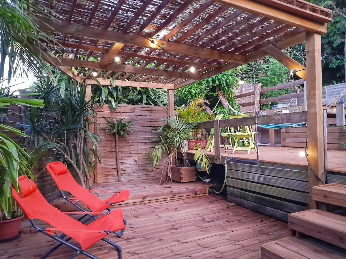 Διαμέρισμα Studio Bwa Banbou Dans Villa Fleurs Des Iles Le Vauclin